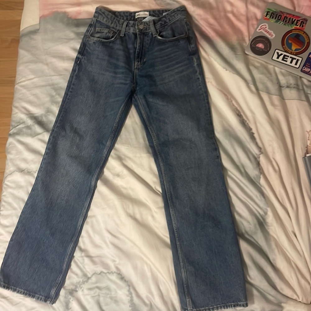 Zara straight leg jeans, size 4